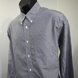 Brooks Brothers Regent Dress Shirt Striped Non-Iron Long Sleeve Mens Size Large